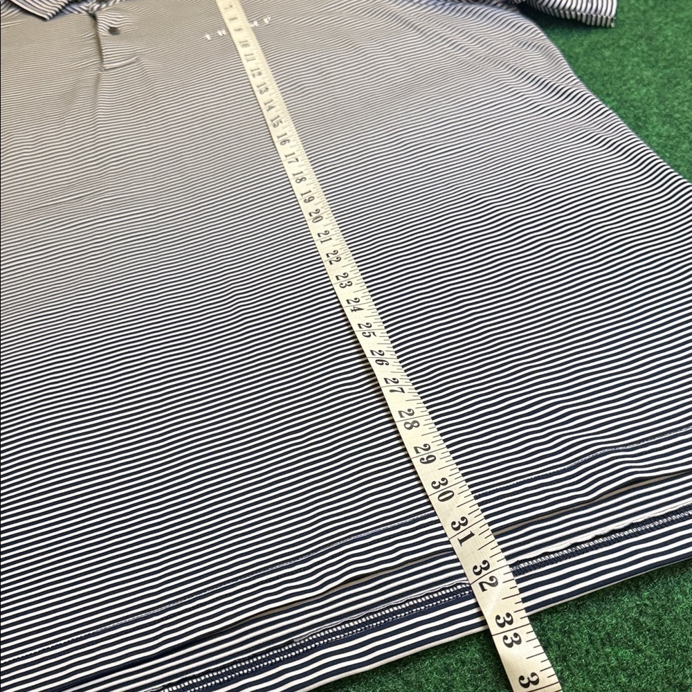Fairway & Greene Tech Trump National Polo (Black & White Striped / Size XXL) - Picture 6 of 6